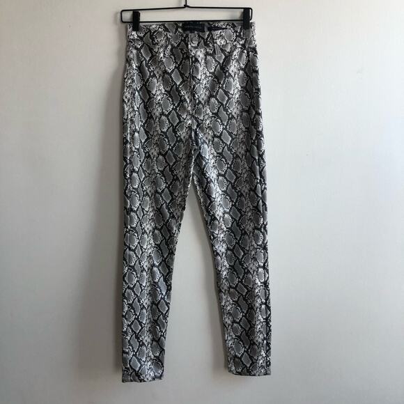 Kendall + Kylie Snake Embossed Faux Leather Pants - Picture 2 of 6